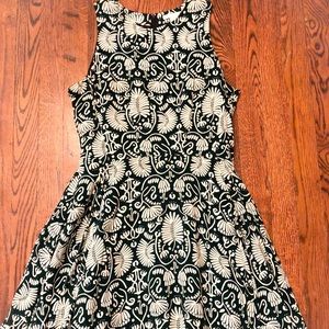 Tropical print dress